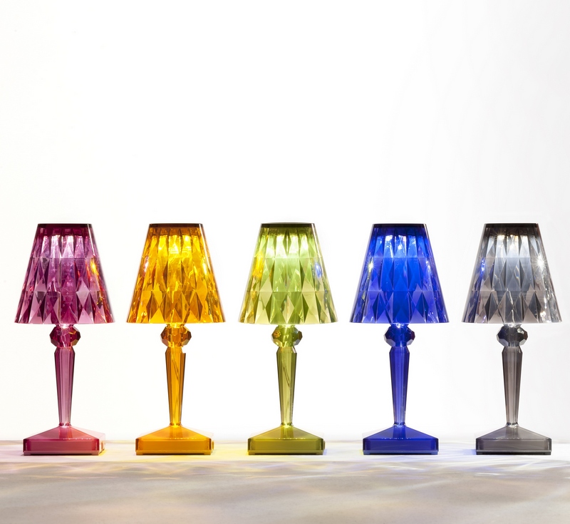Kolorowe lampy Kartell