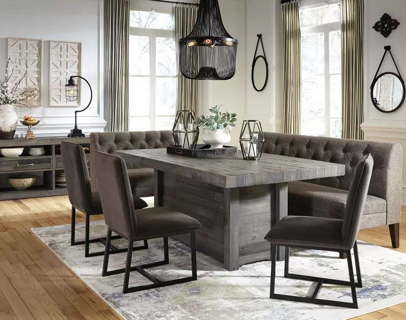 Eleganckie tapicerowane ławy Ashley Furniture